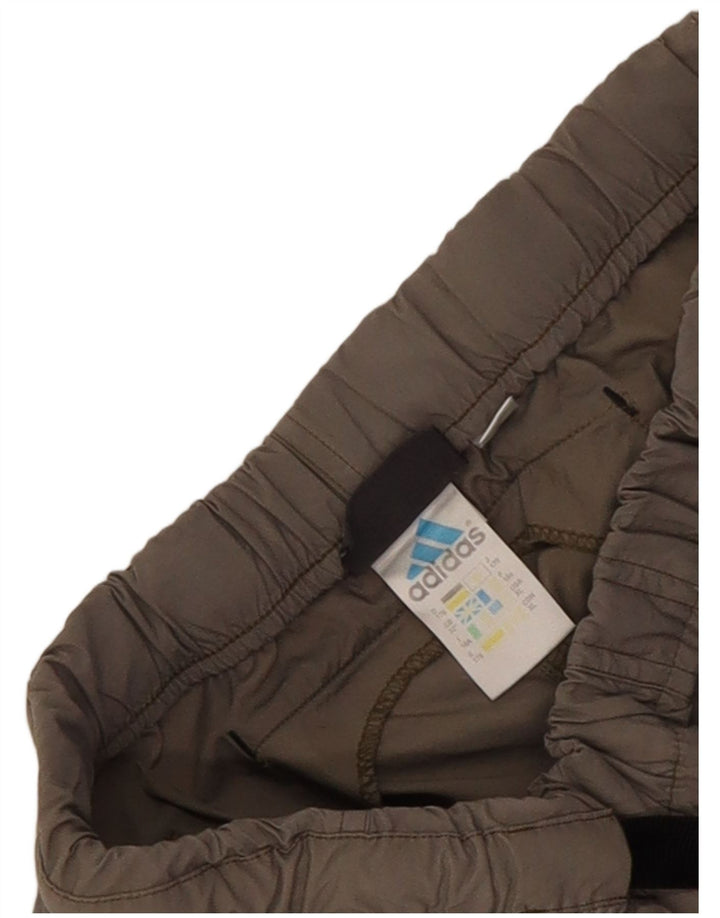 Adidas Wasserdichte Hose für Jungen, 13–14 Jahre, graues Colourblock-Polyamid