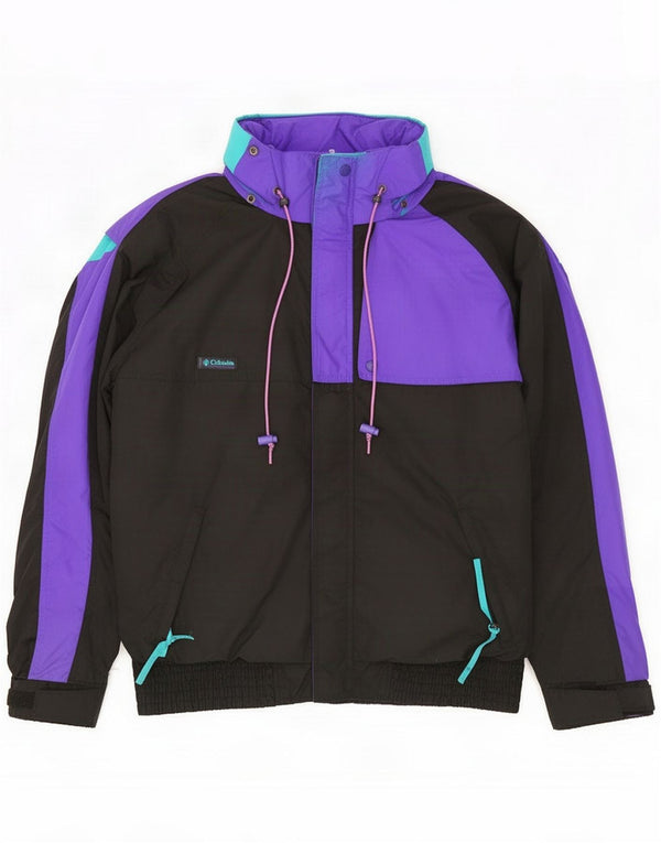 Columbia Herren Skijacke UK 40 Large Schwarz Colourblock Nylon