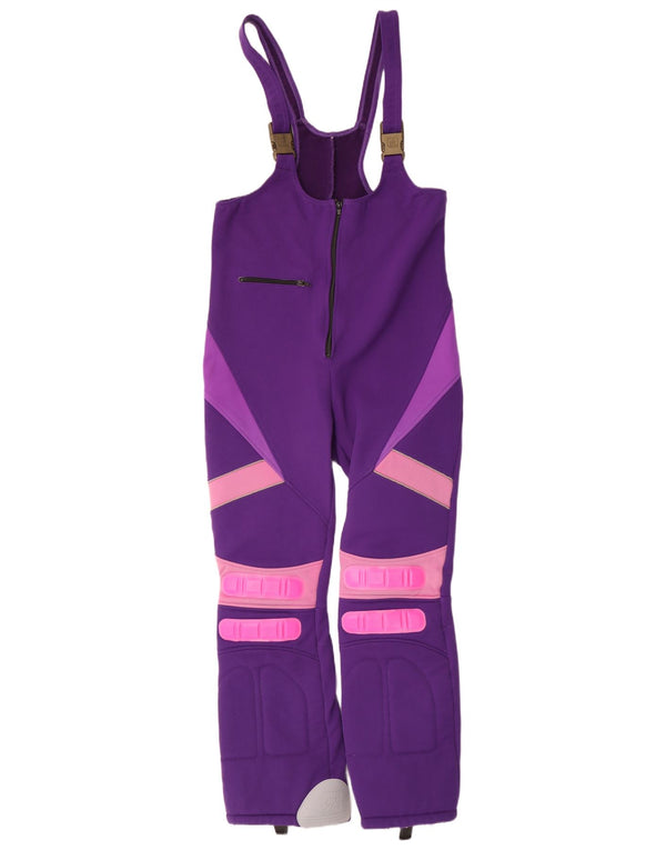 Dubin Damen Latzhose Skihose IT 52 2XL Lila Colourblock Acryl