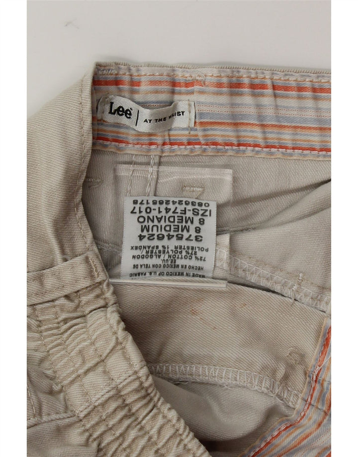 LEE Womens Casual Shorts US 8 Medium W26  Beige Cotton Vintage Lee and Second-Hand Lee from Messina Hembry 