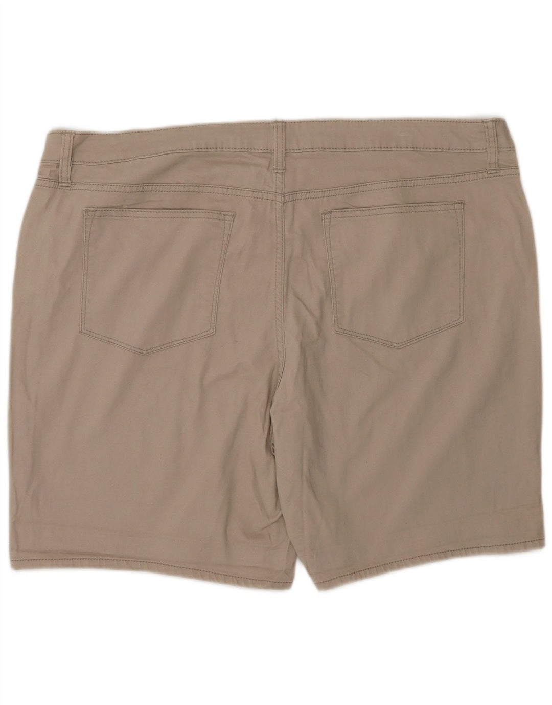 LEE Damen Riders Mid Rise Casual Shorts US 20 2XL W40 Beige Baumwolle