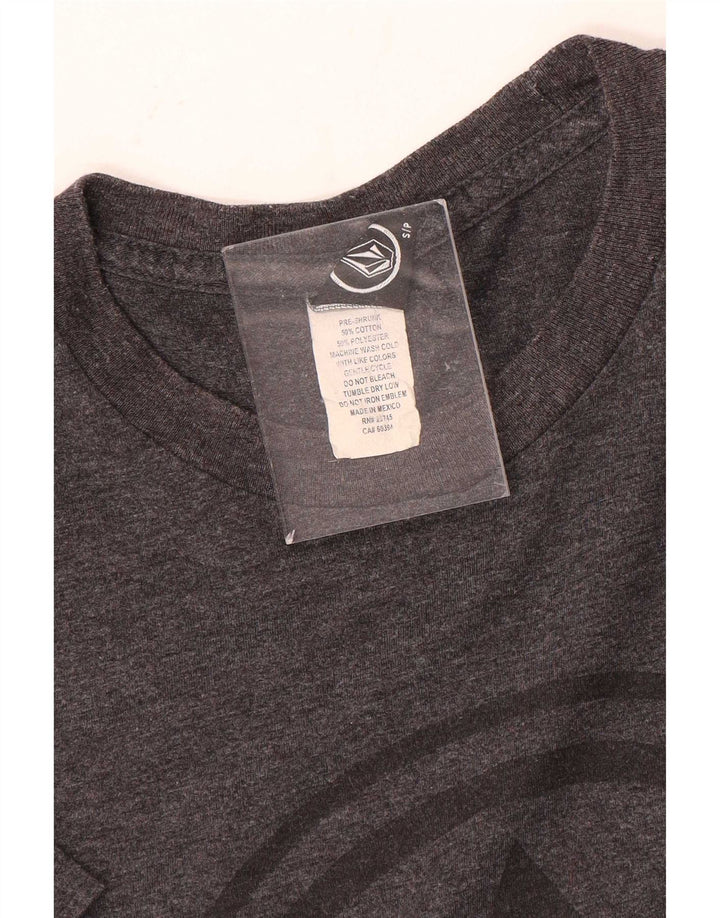 Volcom Herren-T-Shirt mit Grafik, Größe S, Grau, Baumwolle