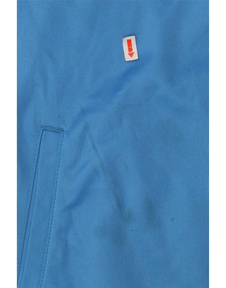 DIADORA Mens Tracksuit Top Jacket Large Blue Colourblock Polyester