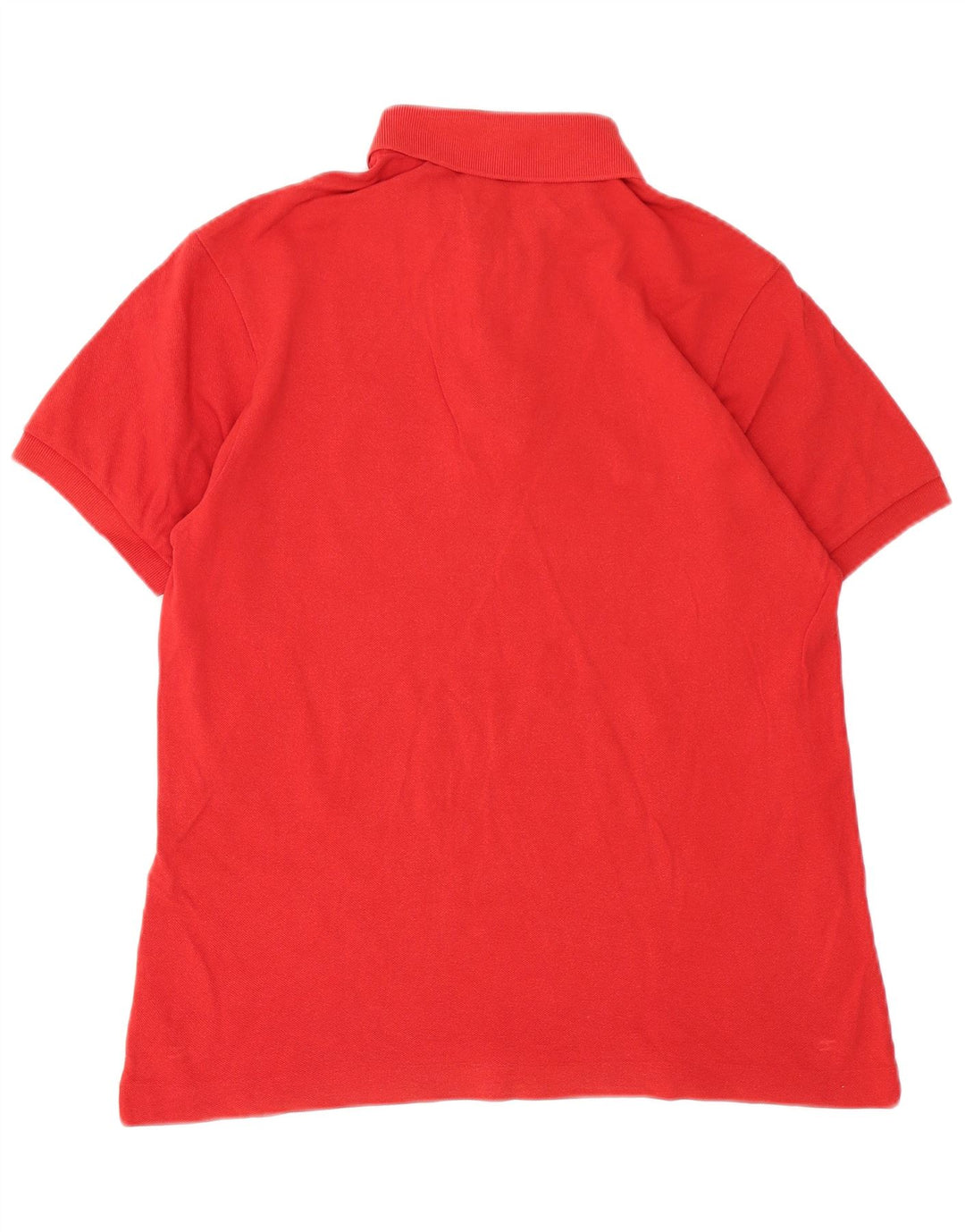 Lacoste Herren-Poloshirt, Größe 5, große rote Baumwolle
