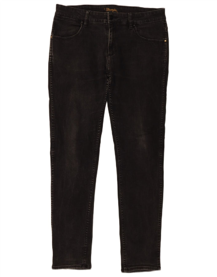 Wrangler Herren Stompers Slim Jeans W32 L30 Schwarze Baumwolle