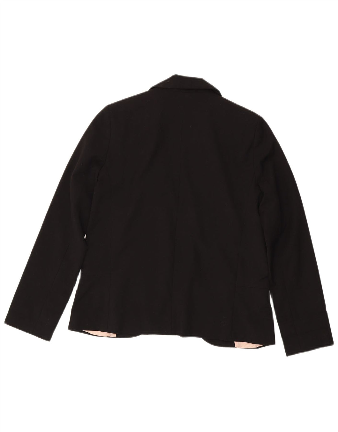 Topshop Womens Open Blazer Jacke UK 8 Small Schwarz Polyester