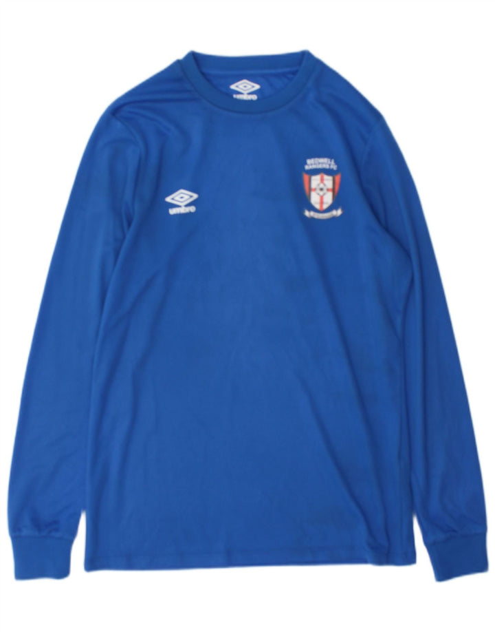 Umbro Herren Graphic Top Langarm Small Blau Polyester