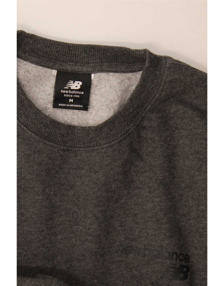 New Balance Herren Sweatshirt Pullover Mittelgrau