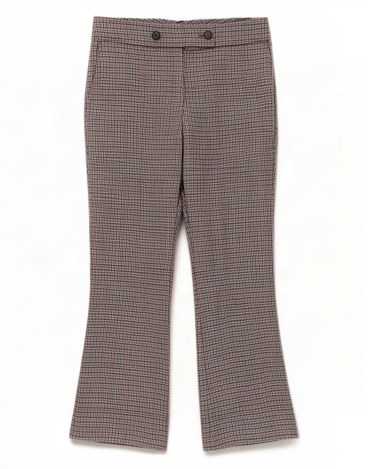Hugo Boss Damen Anzughose UK 12 Medium W32 L27 Grau Hahnentritt