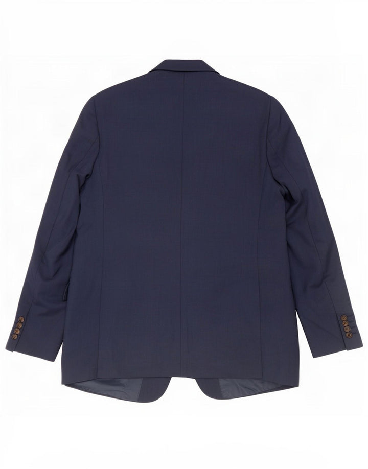 Marks & Spencer Herren-Blazer mit 2 Knöpfen, Gr. 42, Marineblau, Polyester, Größe L