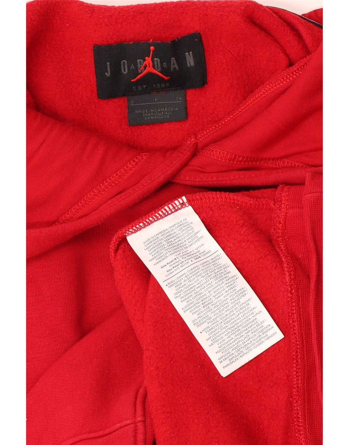 Jordan Herren Kapuzenpullover, Größe S, rot, Baumwolle