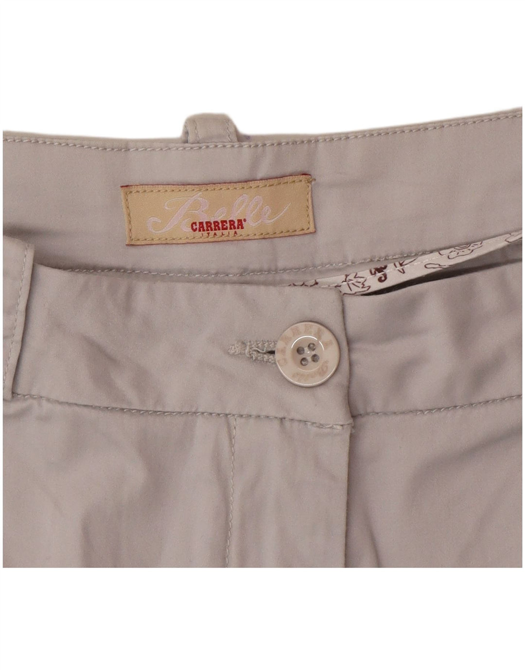 Carrera Damen Caprihose W34 L19 Grau