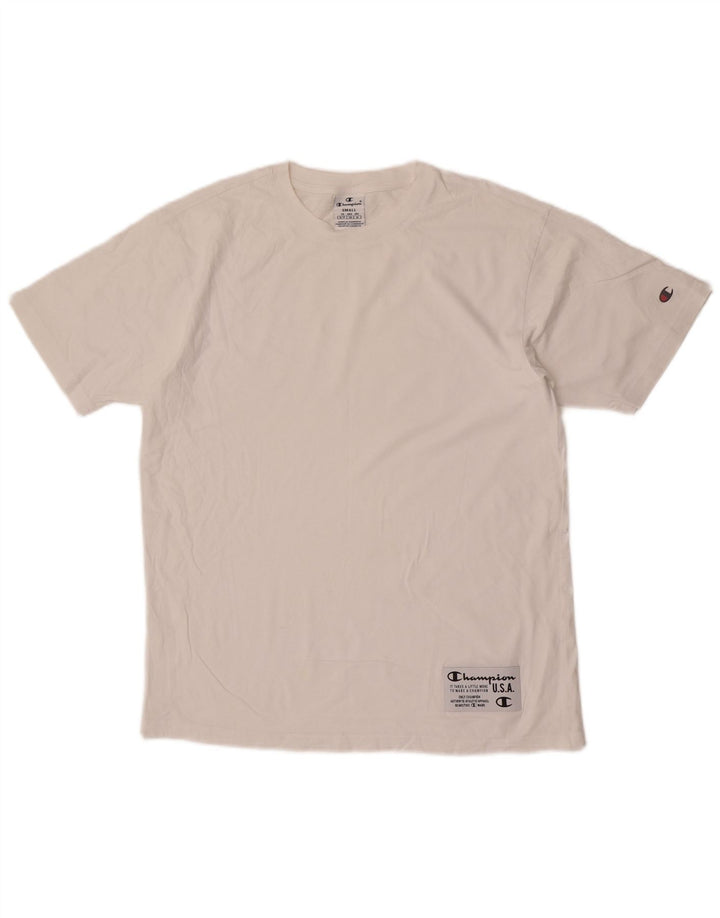 Champion Herren T-Shirt Top Small Weiß