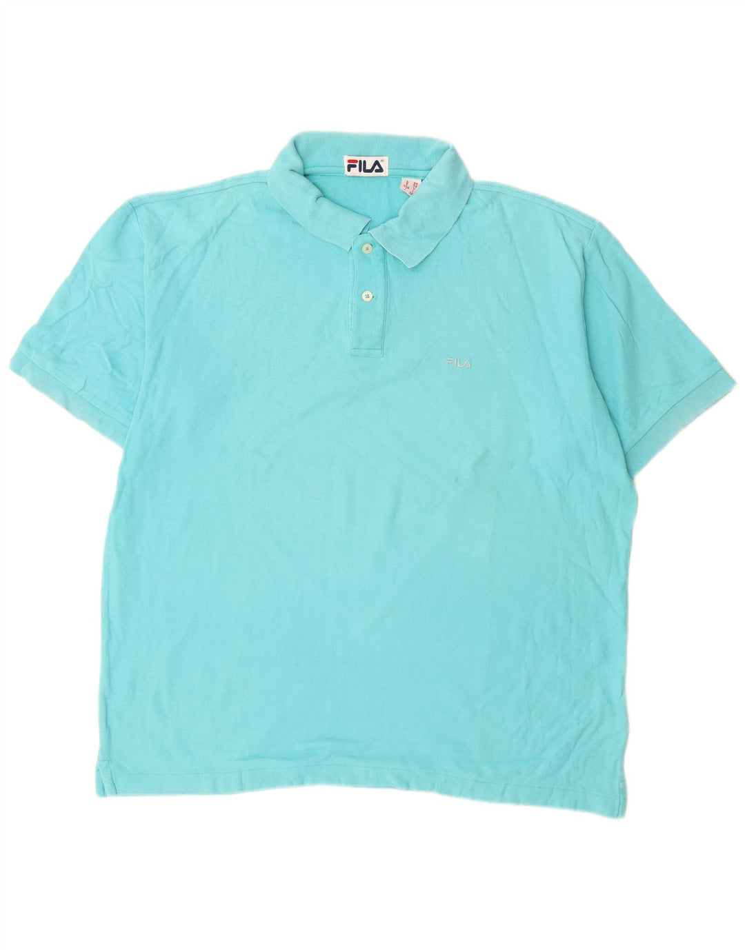 Fila Herren Poloshirt IT 54 XL Blau Baumwolle