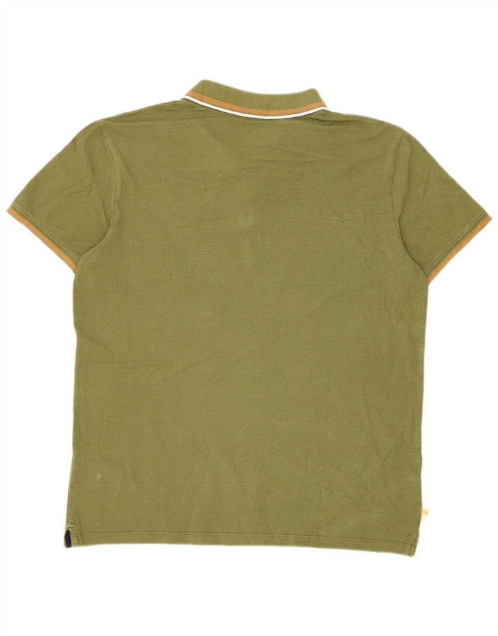 Timberland Herren-Poloshirt, große Khaki-Baumwolle