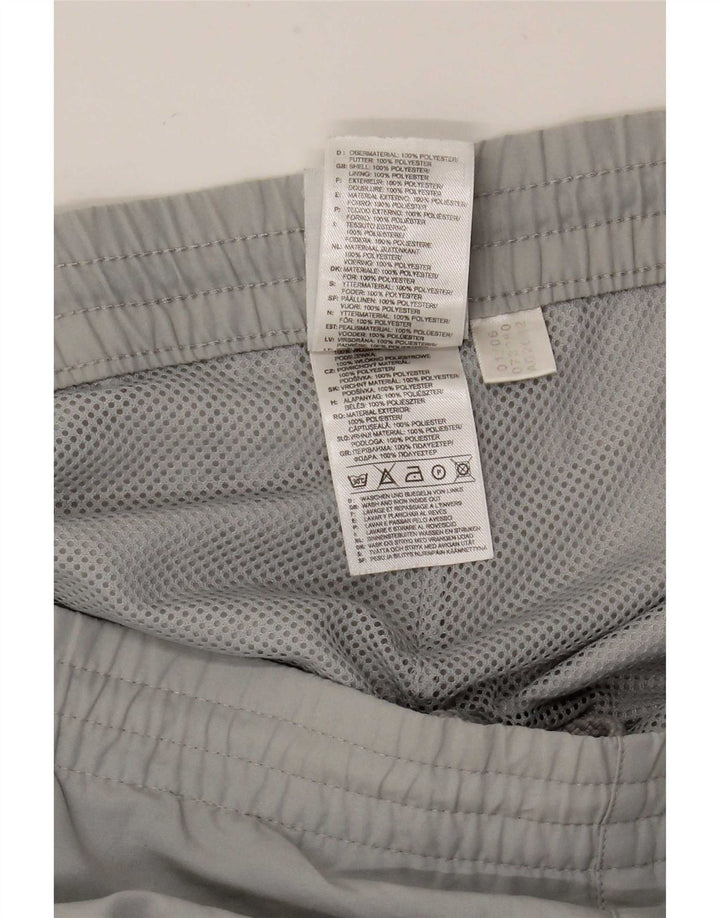 Adidas Herren-Badeshorts, groß, aus grauem Polyester