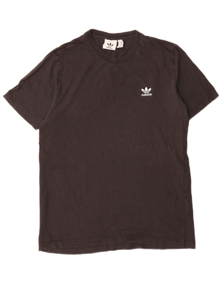 Adidas Herren T-Shirt Top Medium Schwarz Baumwolle
