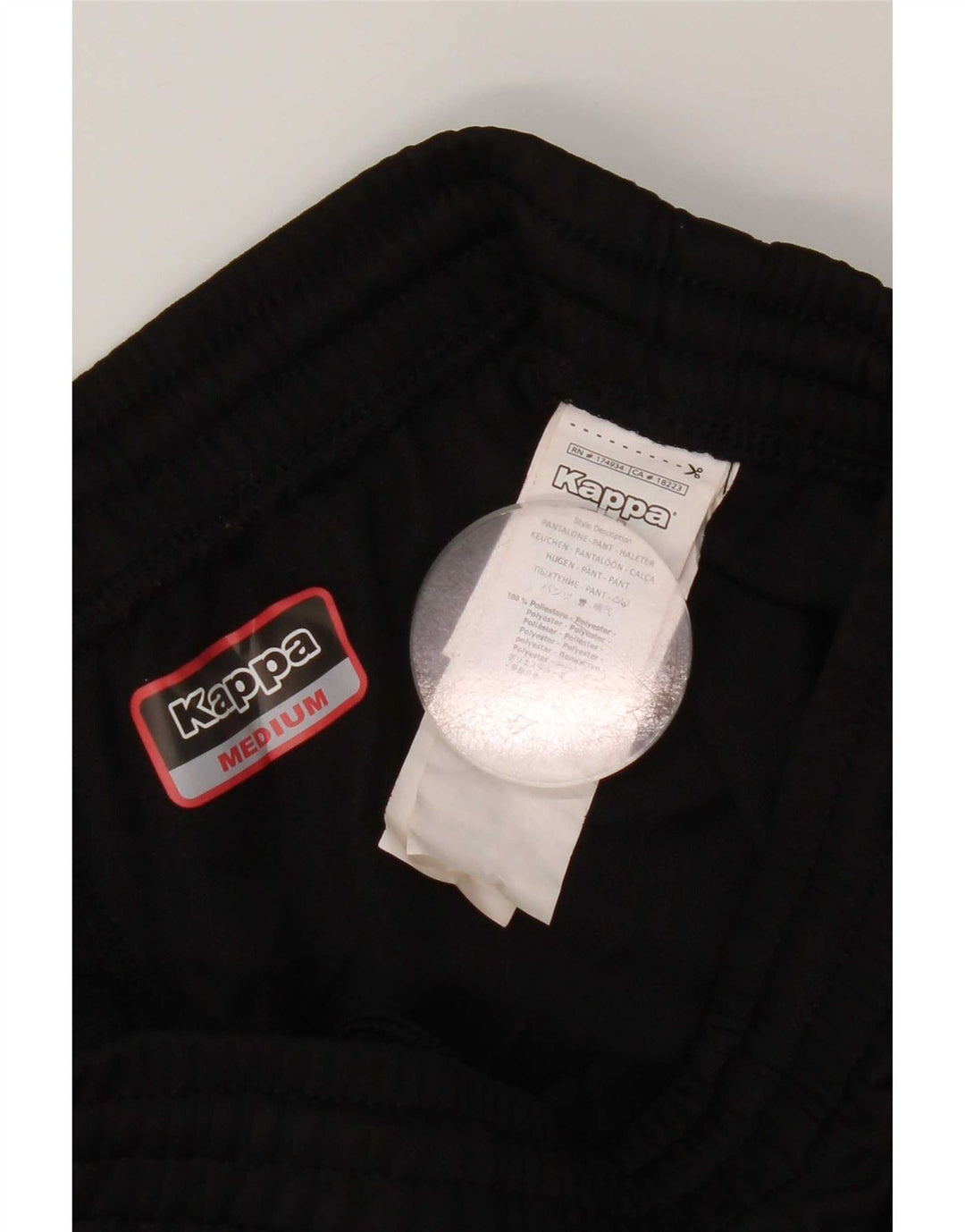 Kappa Herren Corby Rugby Club Trainingshose Mittelschwarzes Polyester