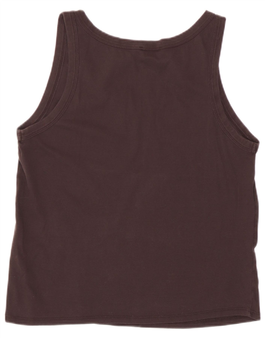 Massimo Dutti Damen Weste Top UK 14 Große schwarze Baumwolle