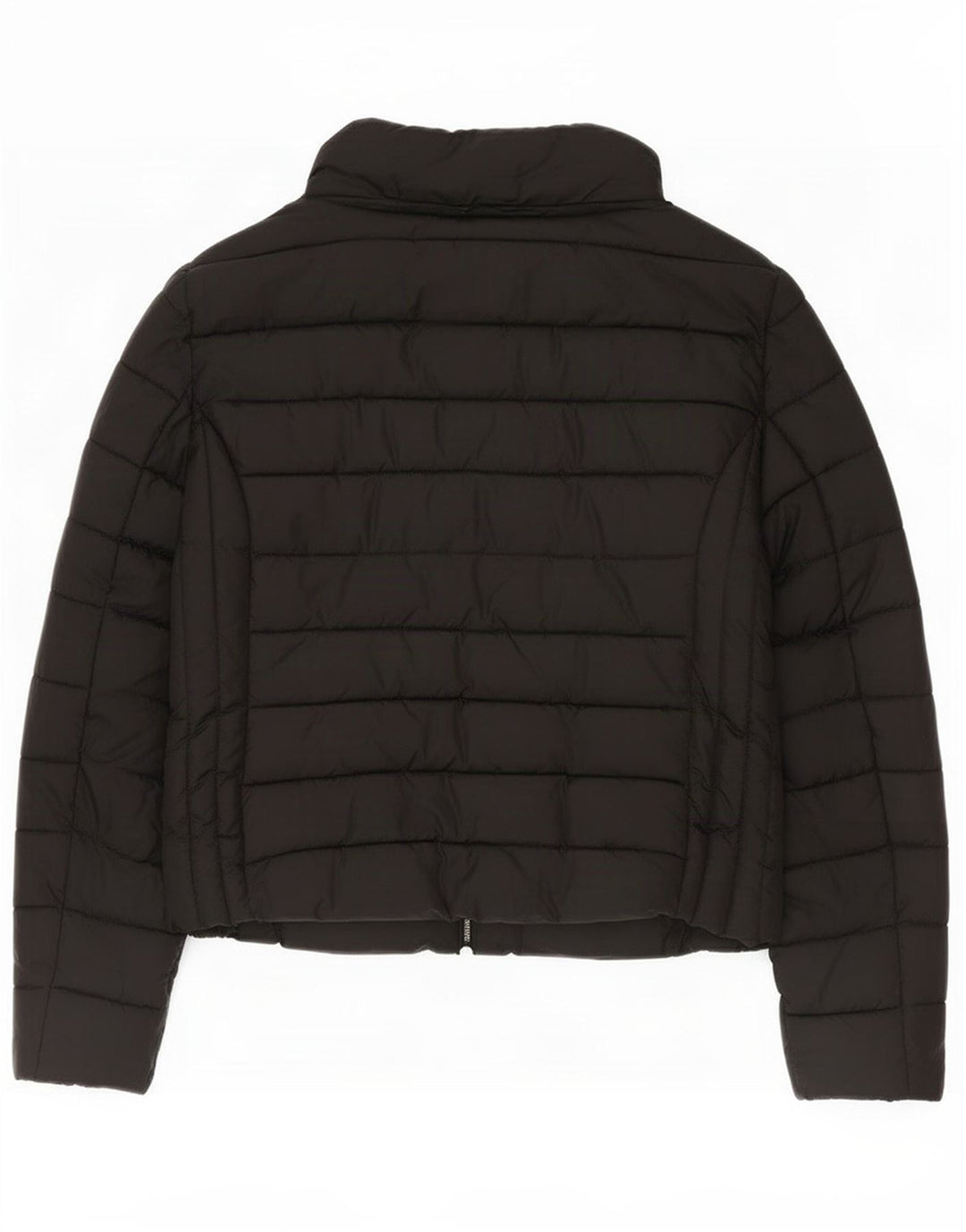 Zara Damen Trafaluc Wattierte Jacke UK 16 Large Schwarz Nylon