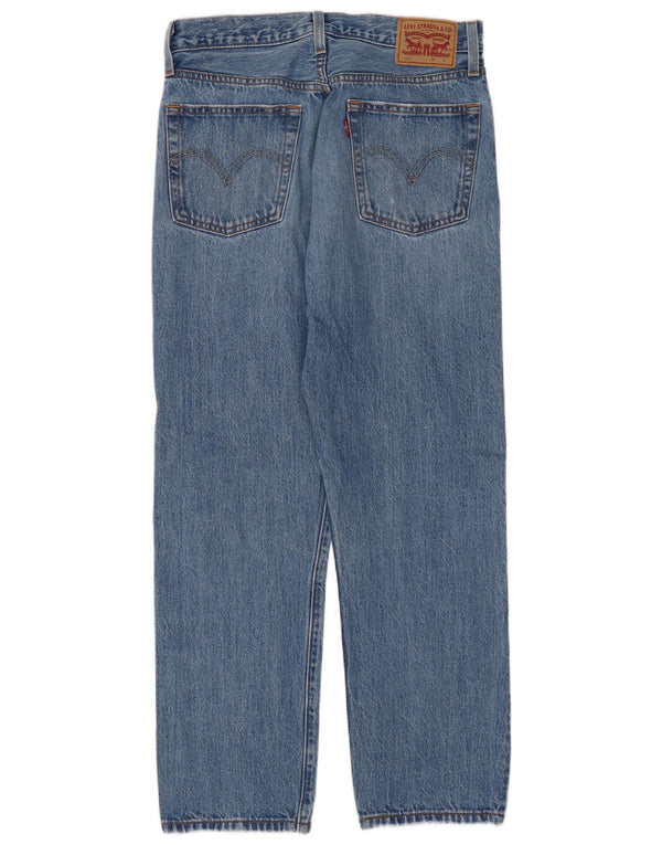 Levi's Womens 501 Straight Jeans W27 L26 Blue Cotton