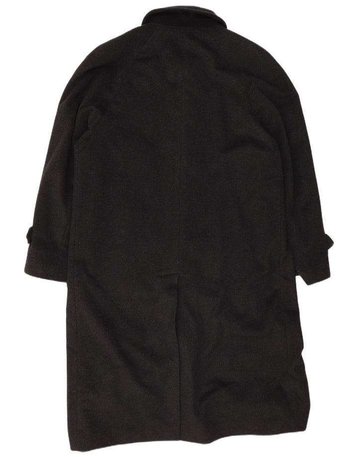 Vintage Herren Mantel IT 52 XL Schwarze Wolle
