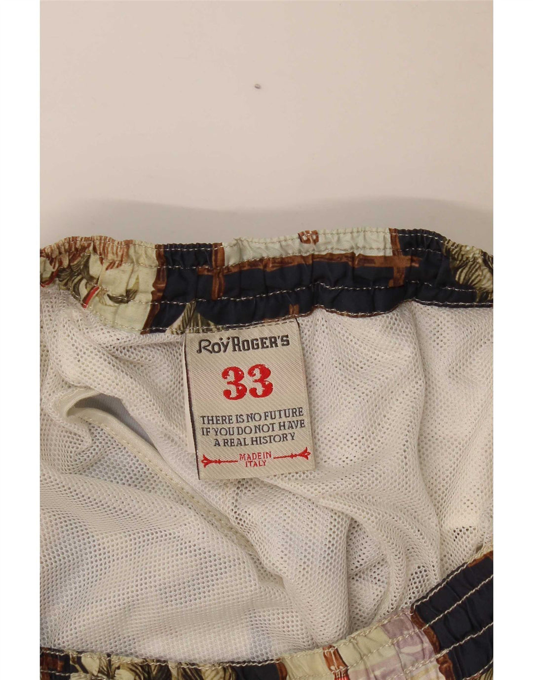 Roy Rogers Hawaii-Badeshorts für Herren, mittelgroß, mehrfarbig, Patchwork