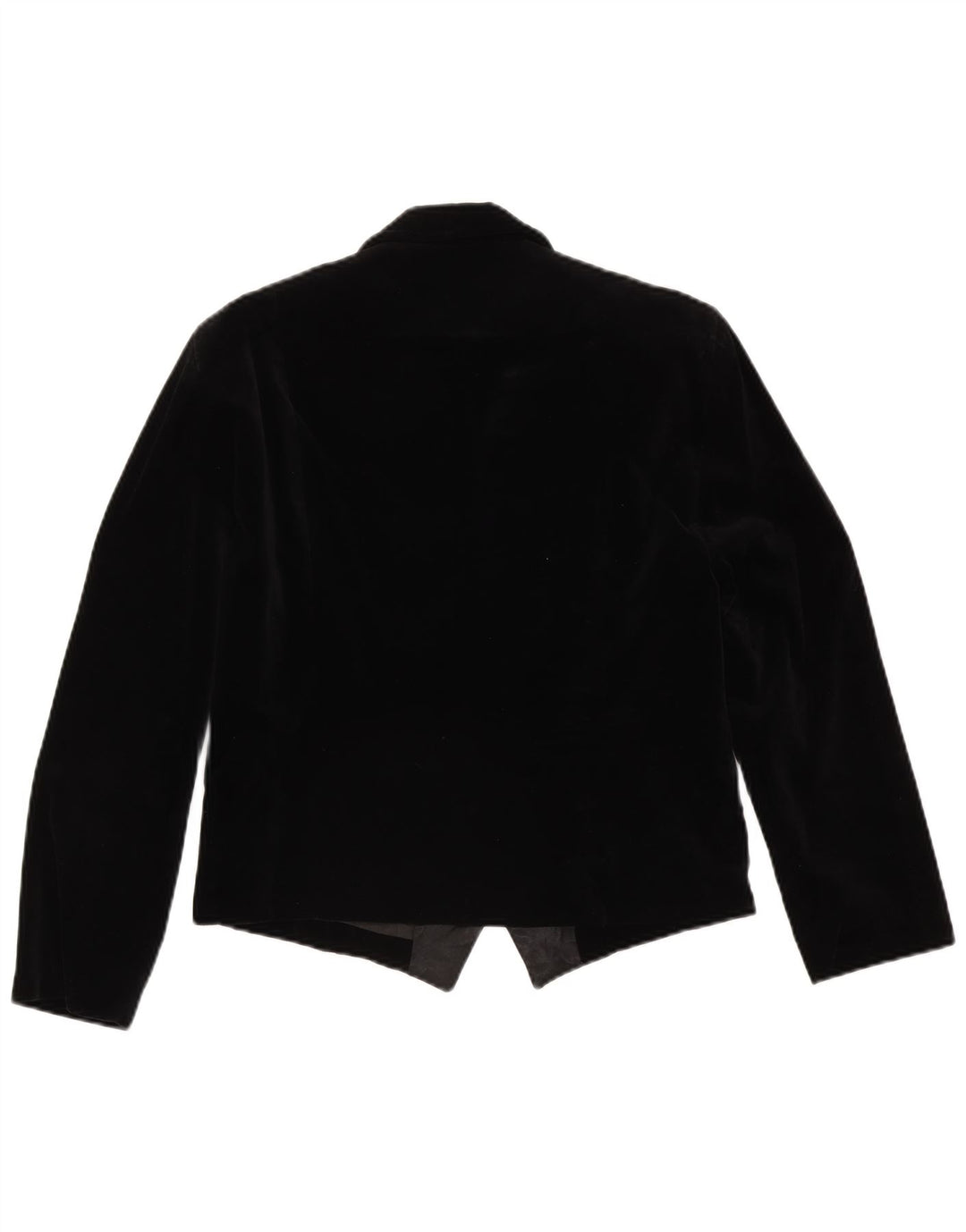 Charlie Chaplin Damen-Blazer aus Samt mit 1 Knopf, IT 46, Größe L, Schwarz