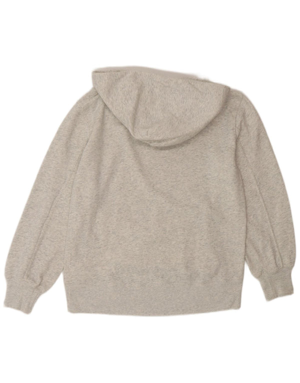 Abercrombie & Fitch Womens Graphic Hoodie Jumper UK 18 XL Grey Cotton