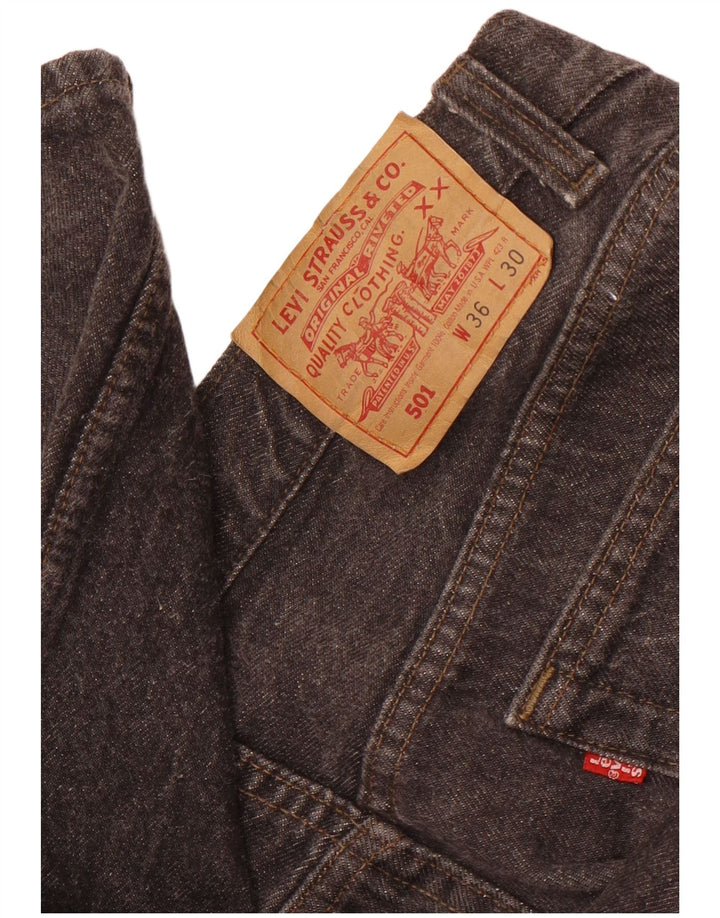 Levi's Herren 501 Straight Jeans W36 L30 Grau