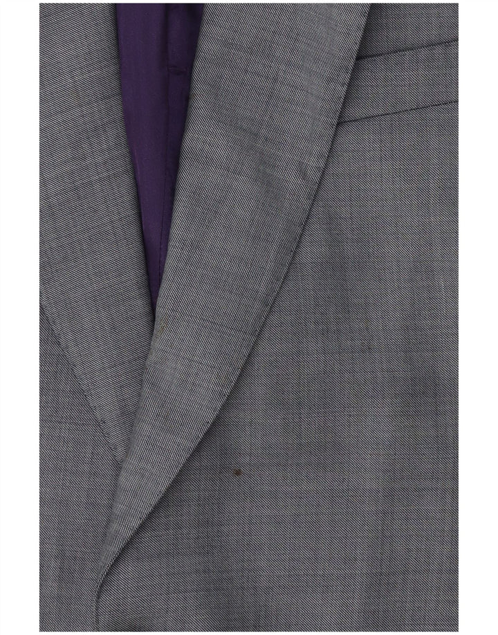 Paul Smith Herren 1-Knopf-Blazerjacke UK 38 Mittelgrau