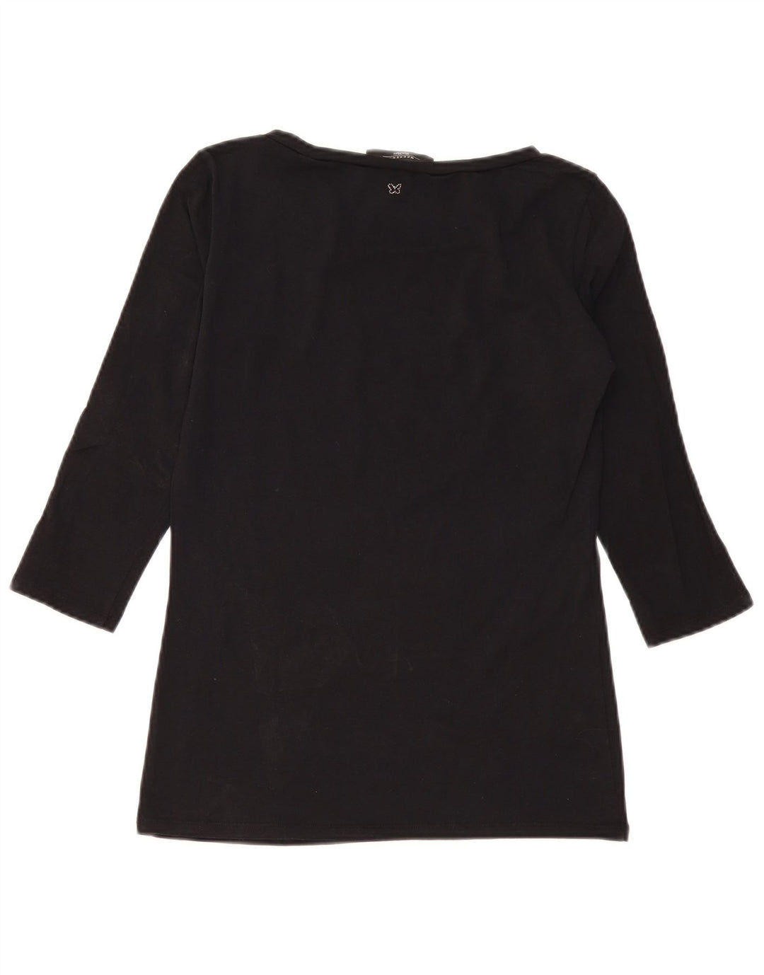Max Mara Damen Weekend Top 3/4 Ärmel UK 12 Medium Schwarz