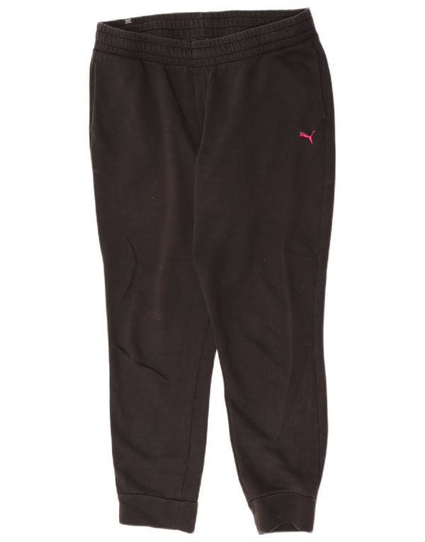 Puma Damen Trainingshose Jogger UK 14 Large Schwarz