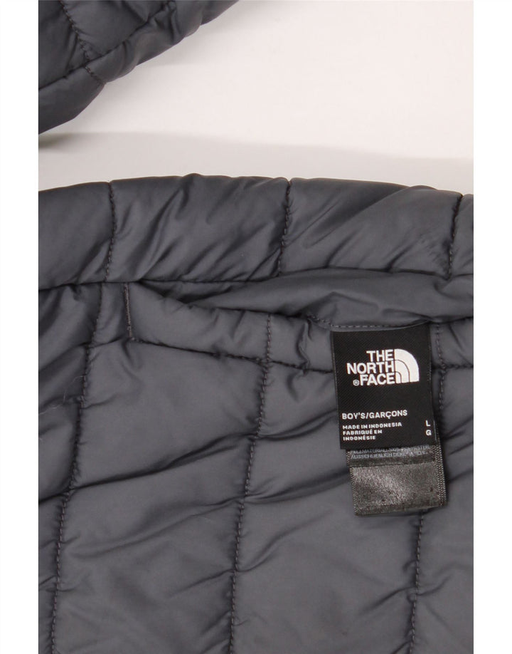 Wattierte Jacke für Jungen von The North Face, 11–12 Jahre, Größe L, Grau, Farbblock