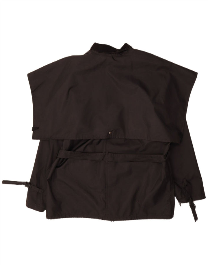 Freewheel Herren Moto Racer Utility Jacke UK 38 Mittelschwarzes Nylon