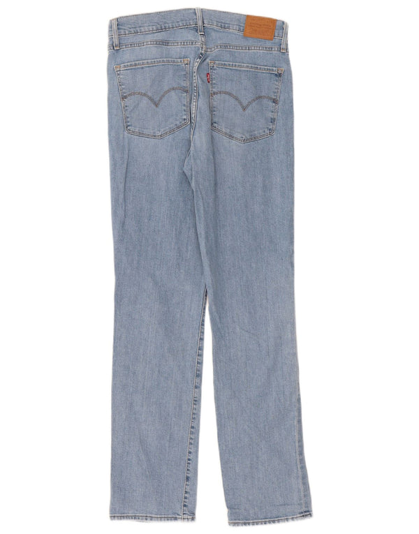 Levi's Damen 724 High Rise Straight Jeans W29 L30 Blaue Baumwolle