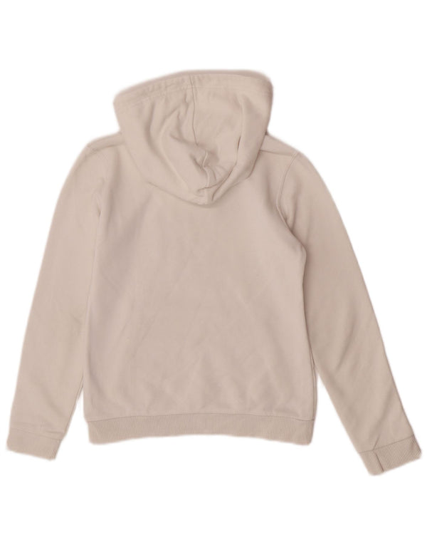 Puma Mädchen-Kapuzenpullover mit Grafik, 11–12 Jahre, weiße Baumwolle