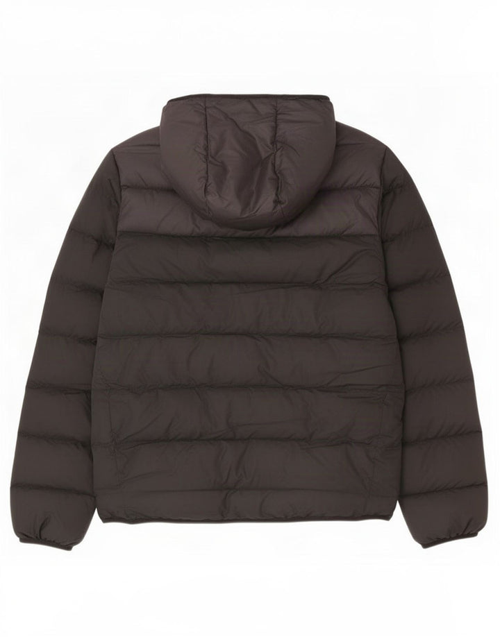 Nike Herren-Jacke mit Kapuze, gepolstert, Größe 36, Größe S, Schwarz, Polyester
