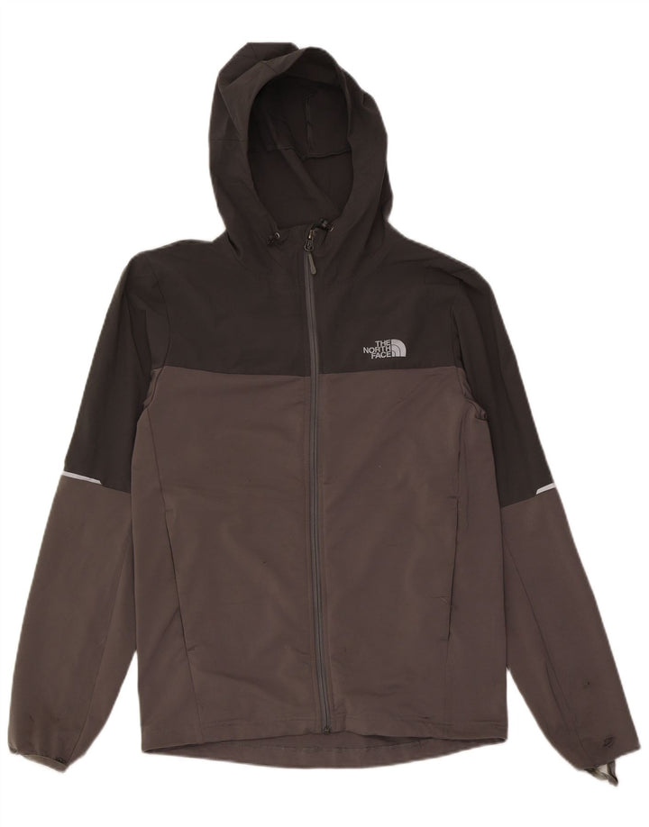 The North Face Herren-Trainingsanzug mit Kapuze, Jacke, Größe S, Grau, Farbblock