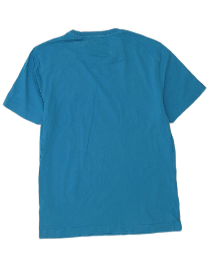 Penguin Herren T-Shirt Top Small Blau Baumwolle