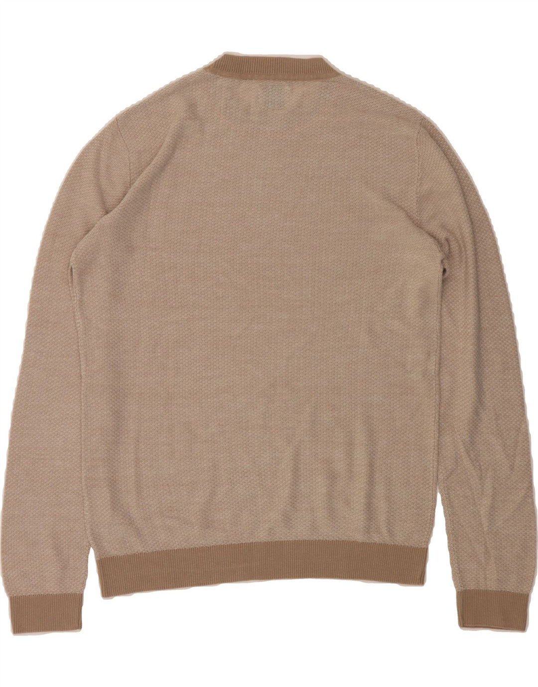 JACK & JONES Mens Crew Neck Jumper Sweater Large Beige Acrylic Vintage Jack & Jones and Second-Hand Jack & Jones from Messina Hembry 