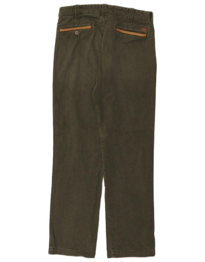 Dockers Herren Straight Jeans W34 L32 Khaki Baumwolle