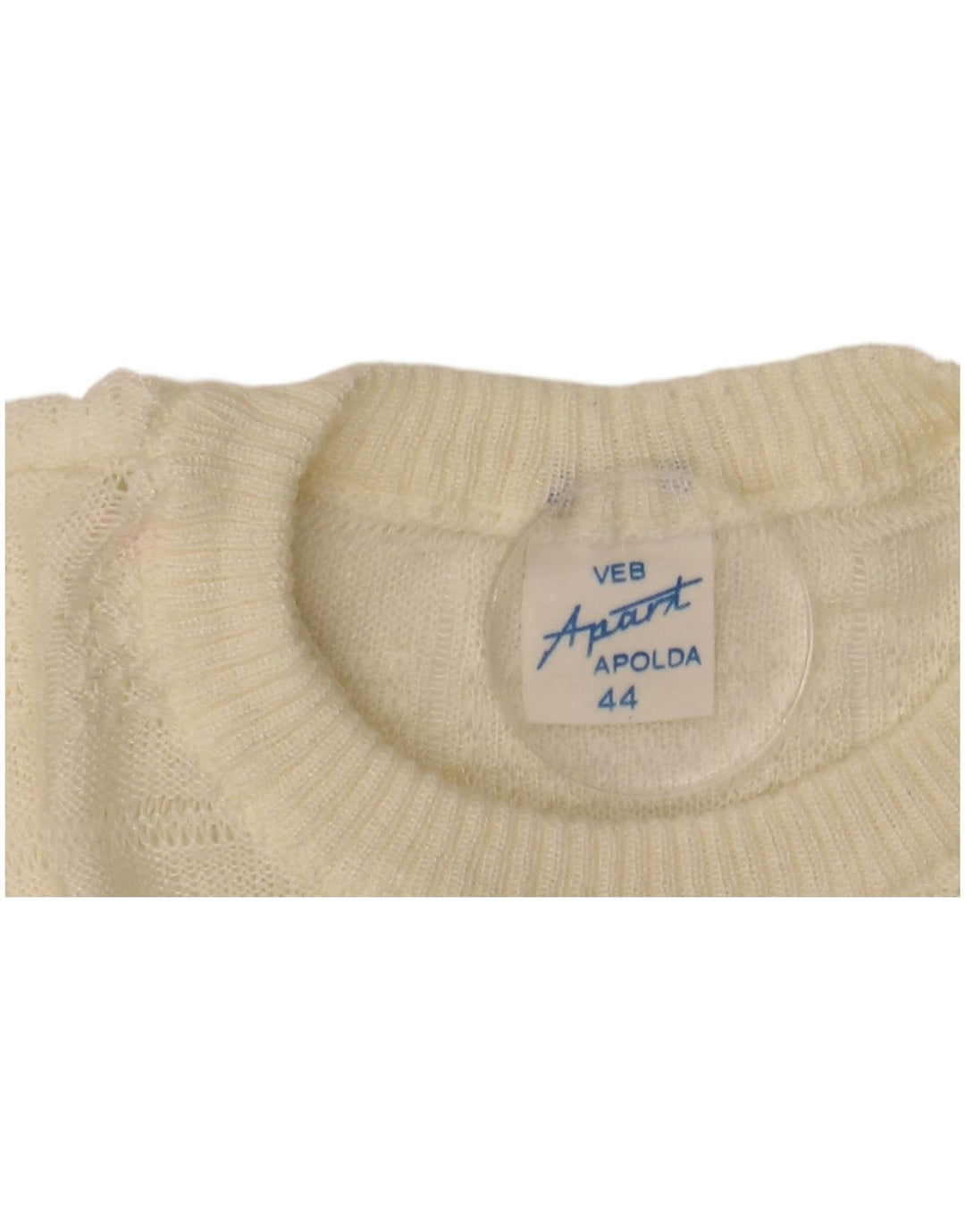 Apart Damen-Pullover mit Rundhalsausschnitt, EU 44, XL, gebrochenes Weiß