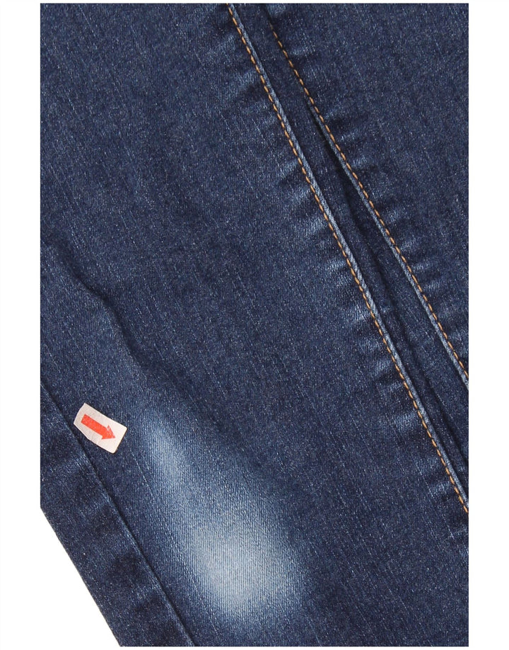 LEVI'S Damen Mile High Super Skinny Jeans W25 L30 Blaue Baumwolle