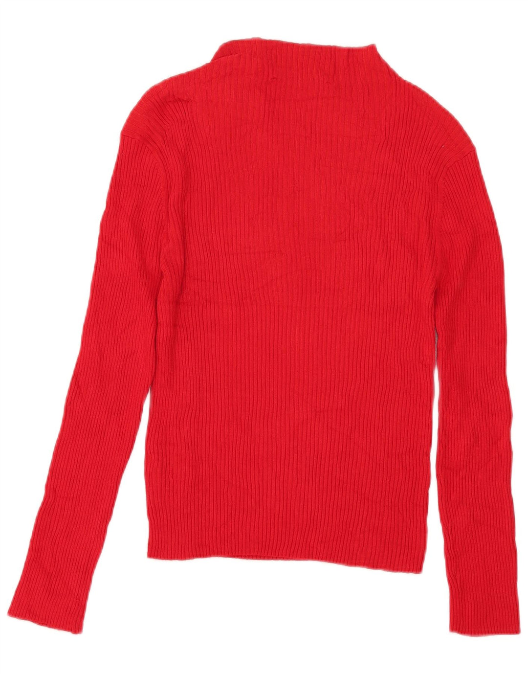 Zara Damen-Pullover mit Rollkragen, Gr. 14, Größe Rot, Viskose