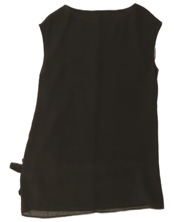 MINT VELVET Ärmelloses Etuikleid für Damen, Gr. 10, Größe S, Schwarz, Blumenmuster