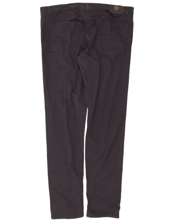 Trussardi Herren Slim Freizeithose W42 L35 Schwarz Baumwolle