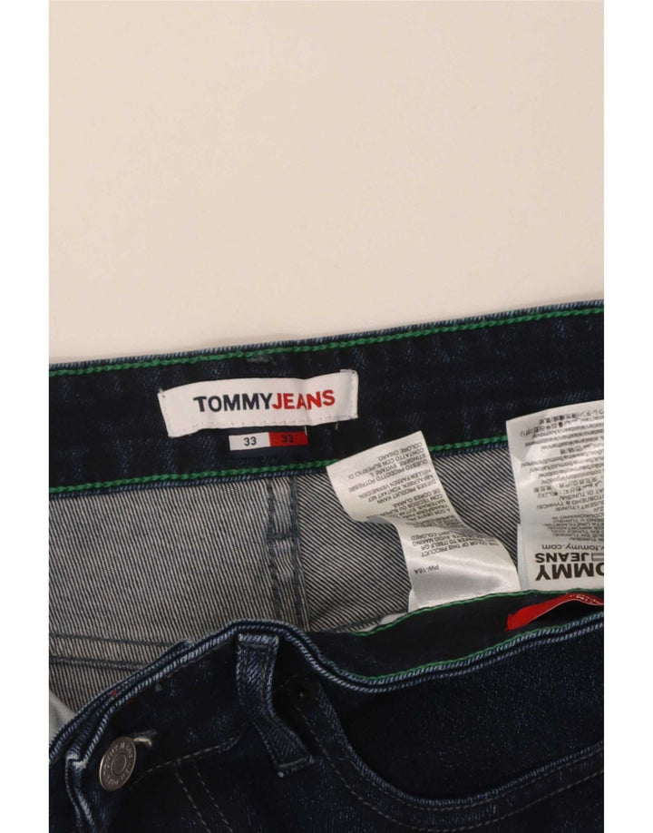 Tommy Hilfiger Herren Slim Jeans W33 L32 Marineblau Baumwolle