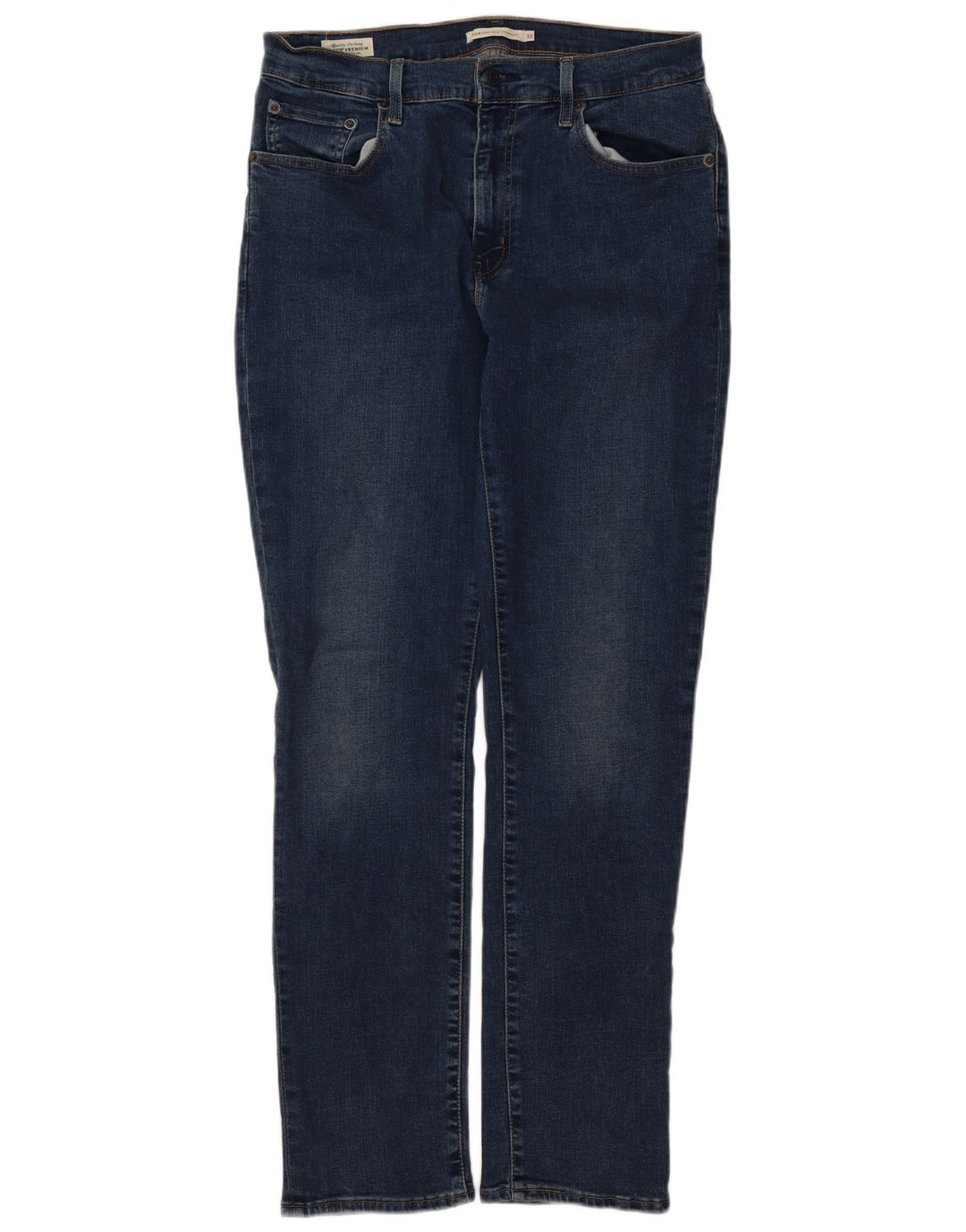 LEVI'S Damen 724 High Rise Straight Jeans W32 L32 Blaue Baumwolle