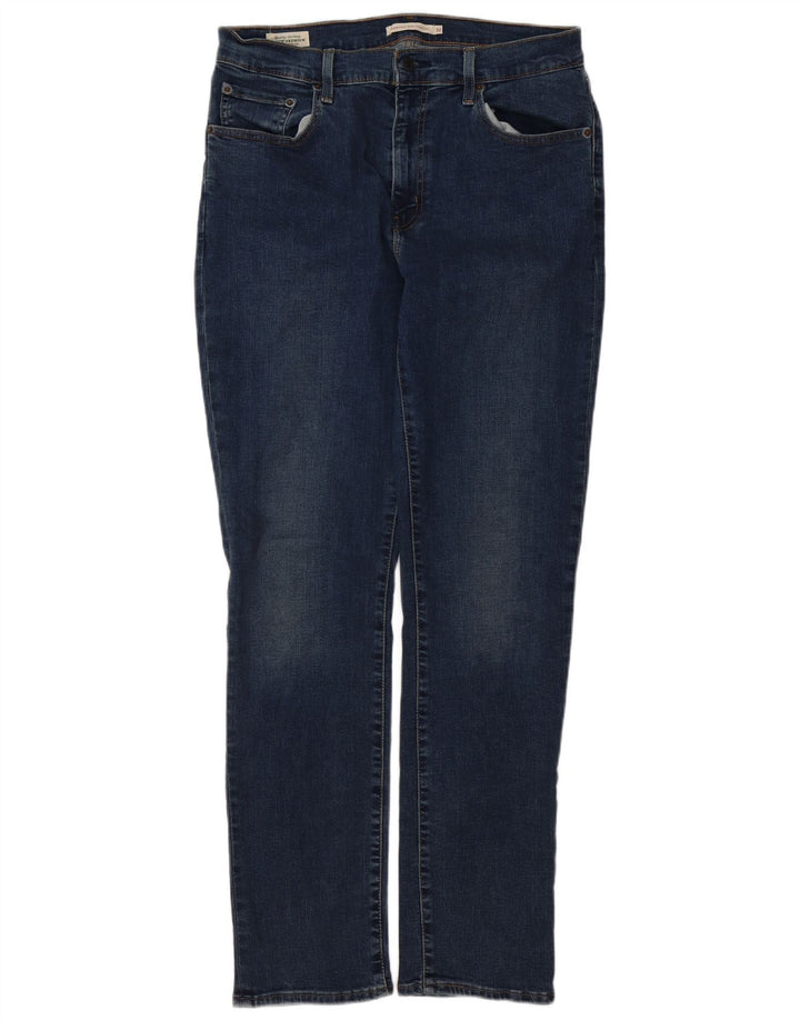 LEVI'S Damen 724 High Rise Straight Jeans W32 L32 Blaue Baumwolle